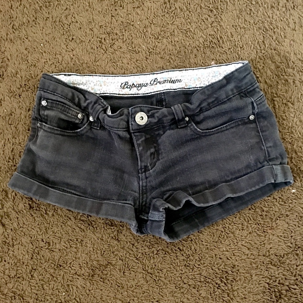 Black shorts